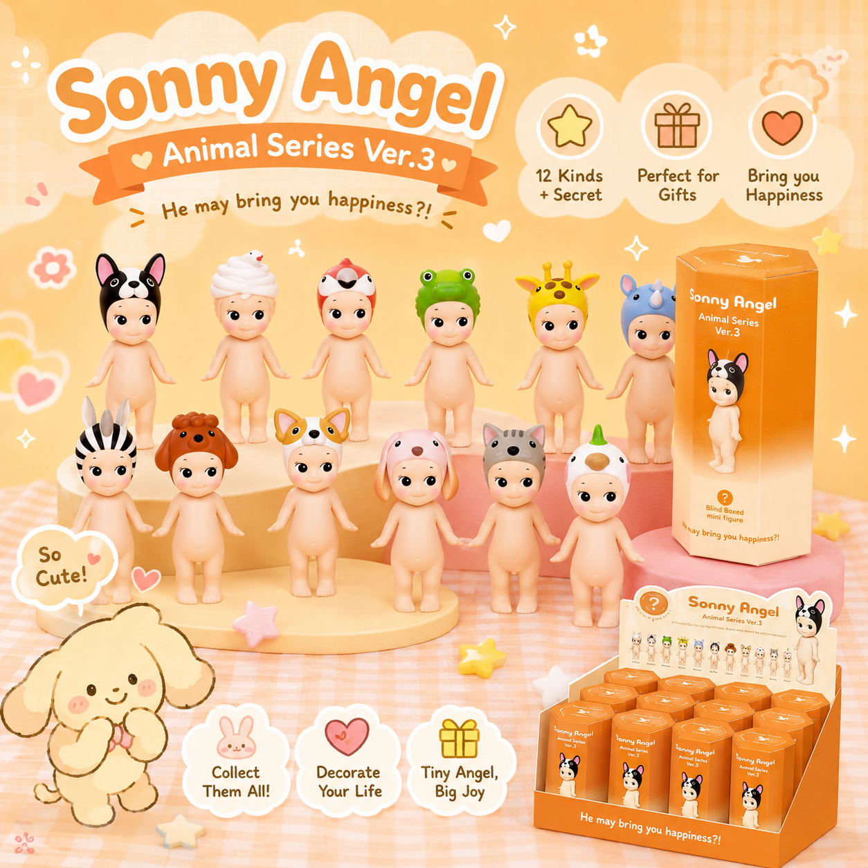 Sonny Angel Animal Series 3 Blind Box | Kawaii Bliss Co