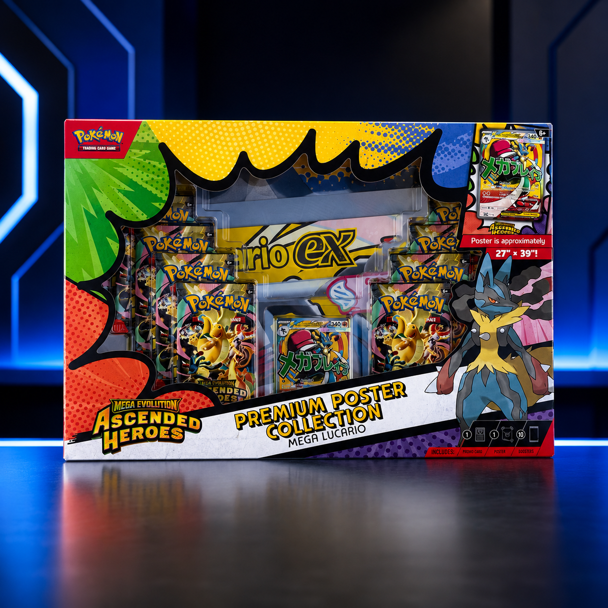 マスコレ　大量　79体　セット売り　おまけあり Mega Lucario ex Premium Poster Collection | Ascended Heroes