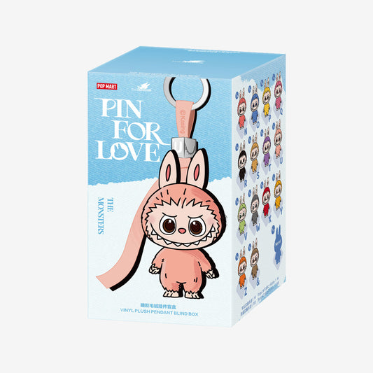 POP MART Labubu Pin for Love blind box N-Z blue collectible pin
