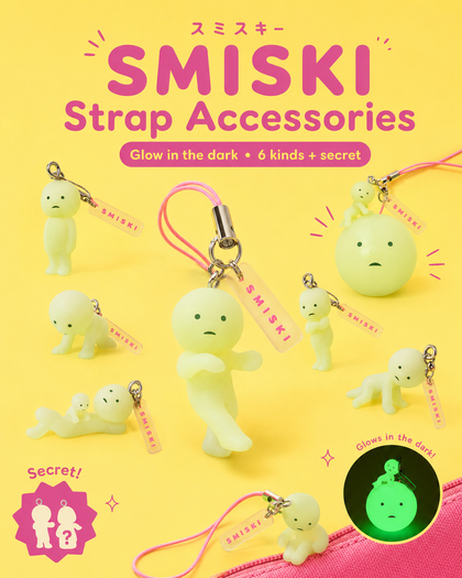 SMISKI Strap Accessory Series 4 Glow in the Dark Keychain Blind Box | Authentic Dreams