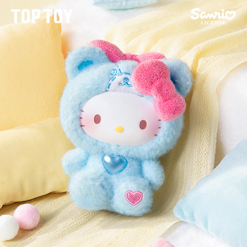 Top Toy HELLO KITTY Teddy Pajamas Plush Keychain Series Blind Box