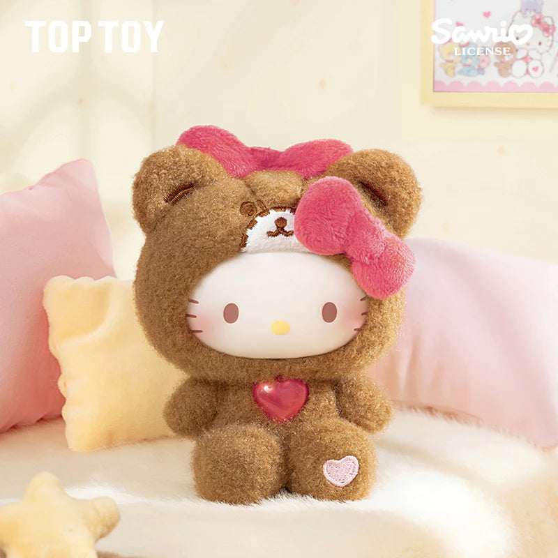 Hello Kitty Teddy Pajamas blind box keychain detail