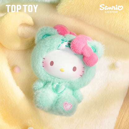 Hello Kitty and Friends Teddy Pajamas keychain full lineup