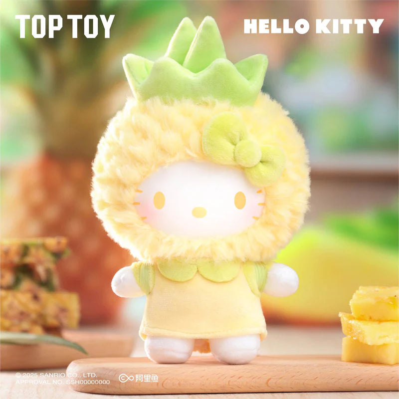 Hello Kitty x TopToy - Fruity Paradise Vinyl Plush Keychain Blind Box