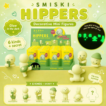 Smiski HIPPERS Glow in the Dark Blind Box | Decorative Mini Figure