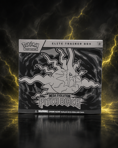 Pokémon TCG: Mega Evolution — Pitch Black Elite Trainer Box (ME5) · Factory Sealed