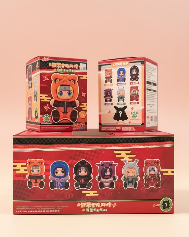 Naruto Shippuden blind box version 2 plush style collectible figure box