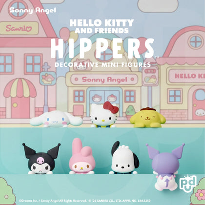 Hello Kitty and Friends HIPPERS Blind Box | Sanrio Decorative Mini Figure