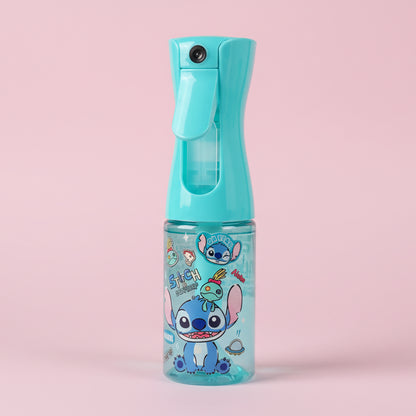 Disney Stitch spray bottle on a light-colored surface