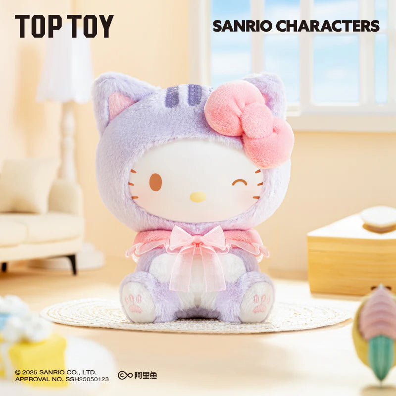 Sanrio x TopToy - Play With Kittens Series Plush Keychains Blind Box