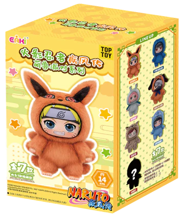 Naruto plush keychain blind box packaging