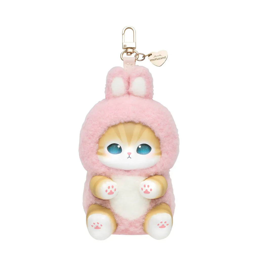 Mofusand Fluffy Kittens Kiramekko bunny plush keychain pastel kawaii toy