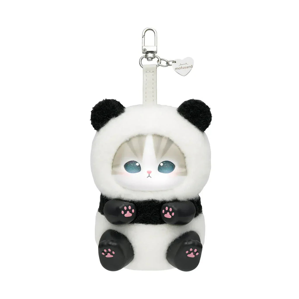 Mofusand Fluffy Kittens Kiramekko panda plush keychain collectible