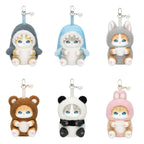 Mofusand Fluffy Kittens Kiramekko plush keychain collection all styles