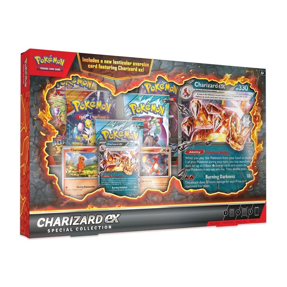 Pokémon TCG Charizard ex Special Collection box front on white