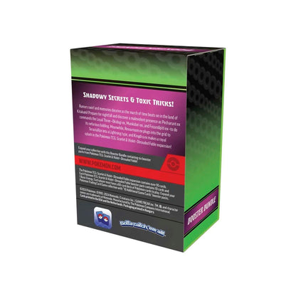 Shrouded Fable Booster Bundle box back on white