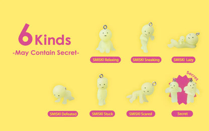 SMISKI Strap Accessory Series 4 Glow in the Dark Keychain Blind Box | Authentic Dreams