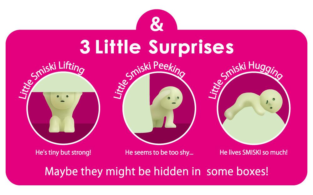 SMISKI Series 1 glow in the dark blind box mini figures