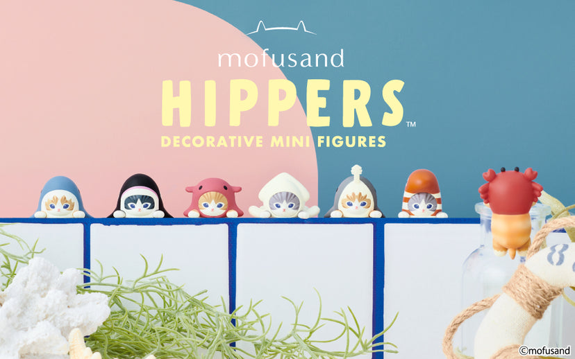 mofusand HIPPERS decorative mini figure blind box cats in sea creature costumes